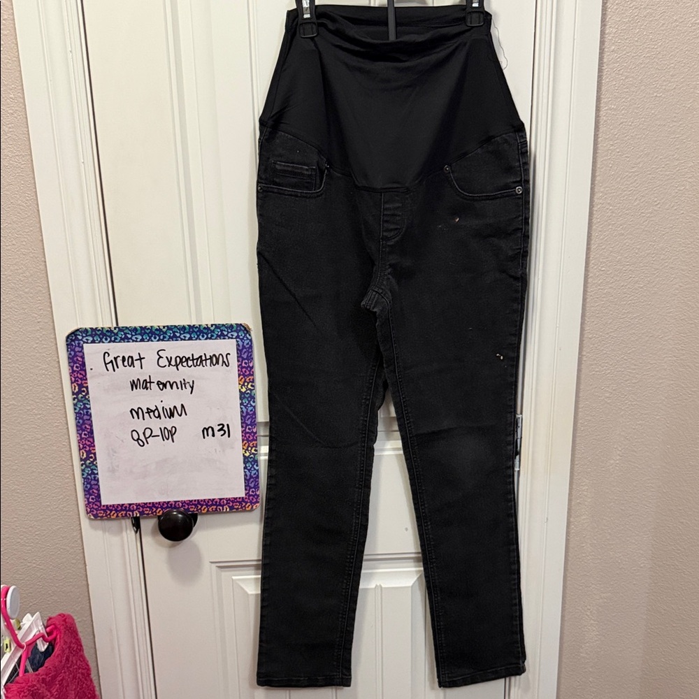 Great Expectations Black Maternity Jeans